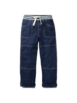 Mini Boden Boys' Mariner Trousers, Navy