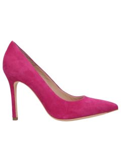 Kurt Geiger London Brompton High Heel Court Shoes, Pink Suede, 3