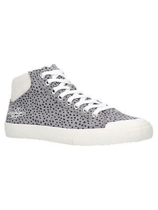 Kurt Geiger London Lenny Lace Up High Top Trainers, Grey