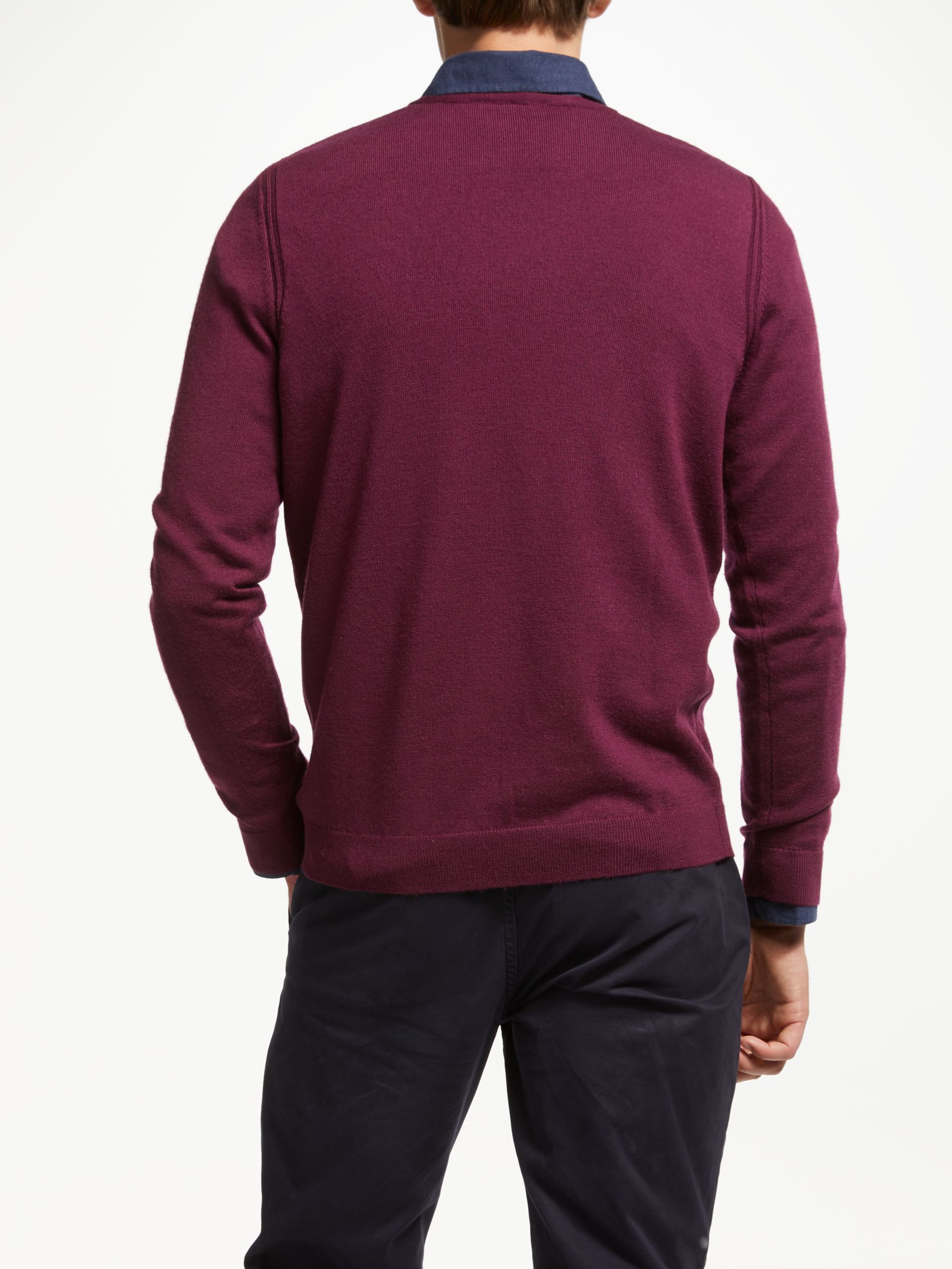 John Lewis & Partners Merino V Neck Jumper