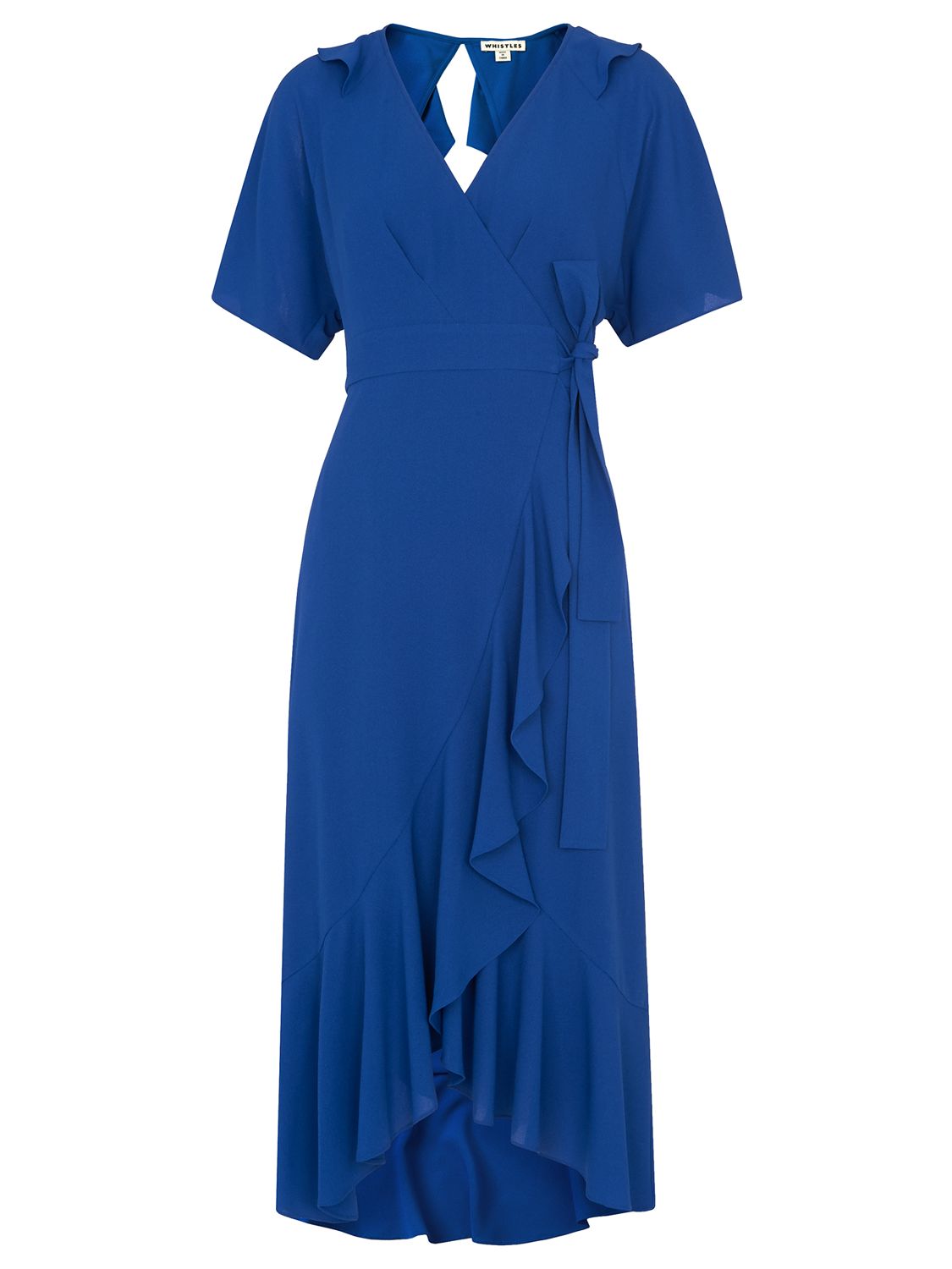 whistles abigail frill wrap dress