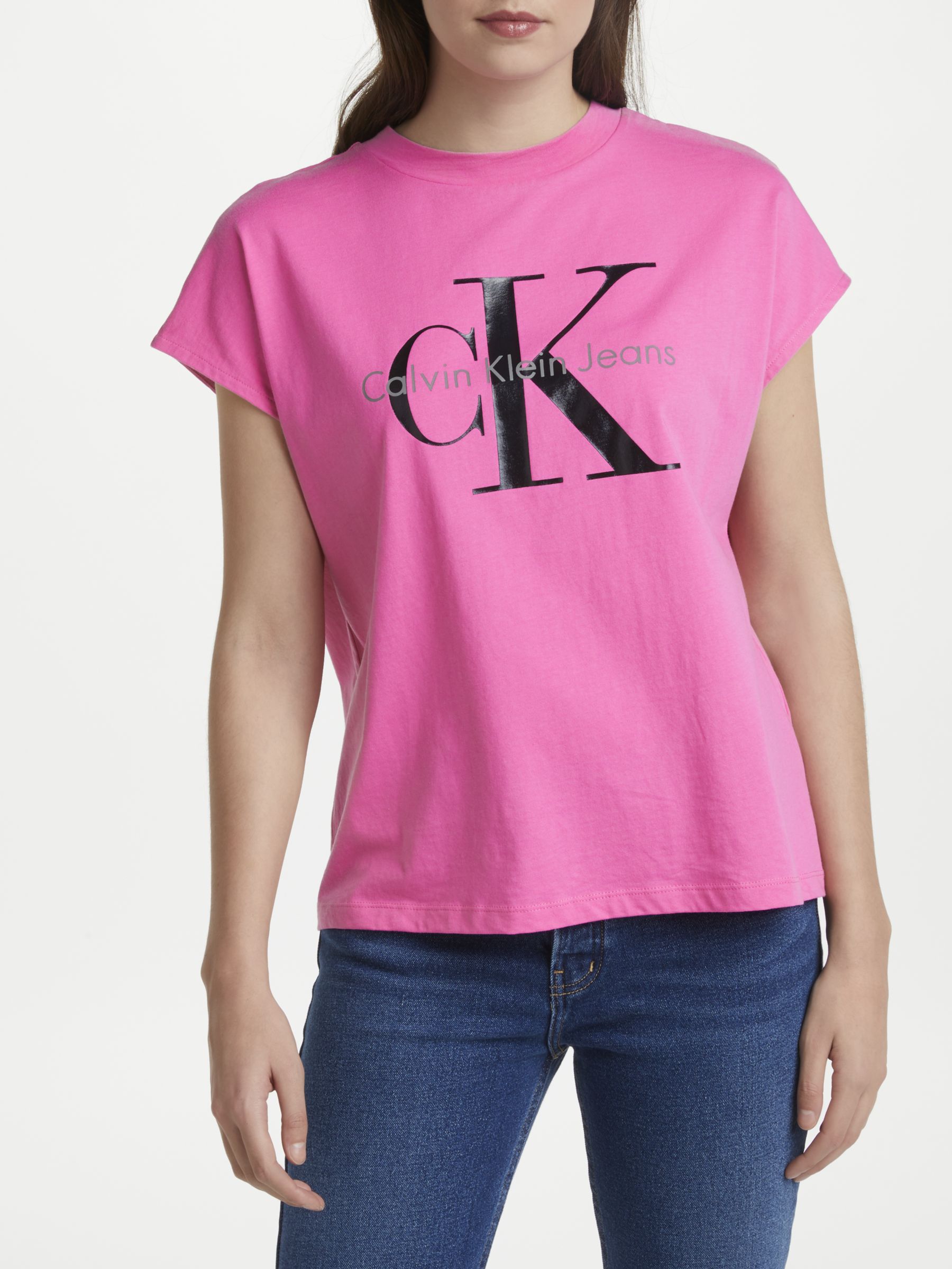 pink calvin klein shirt