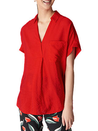 Whistles Lea Shirt, Red