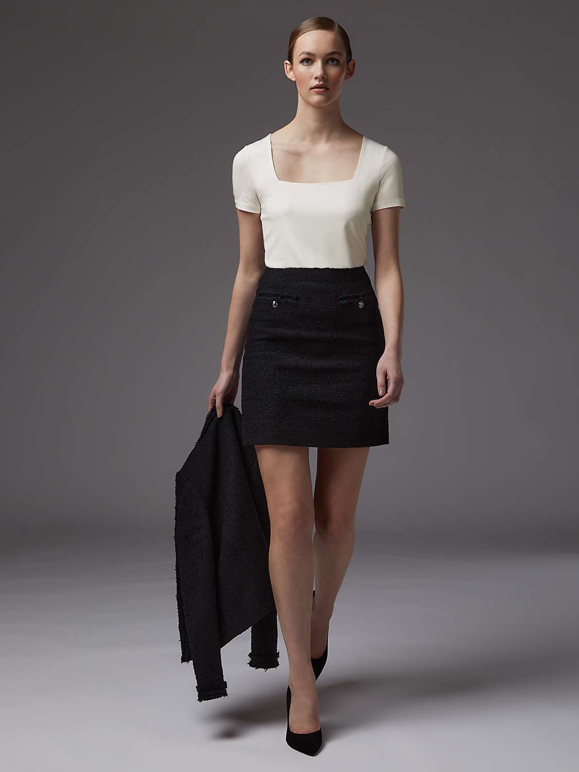 Buy L.K.Bennett Charlee Tweed Skirt Online at johnlewis.com