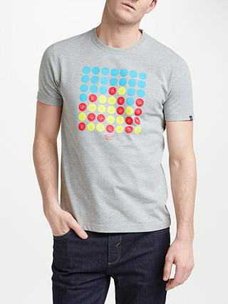 Original Penguin Four In A Row Graphic T-Shirt, Grey Heather