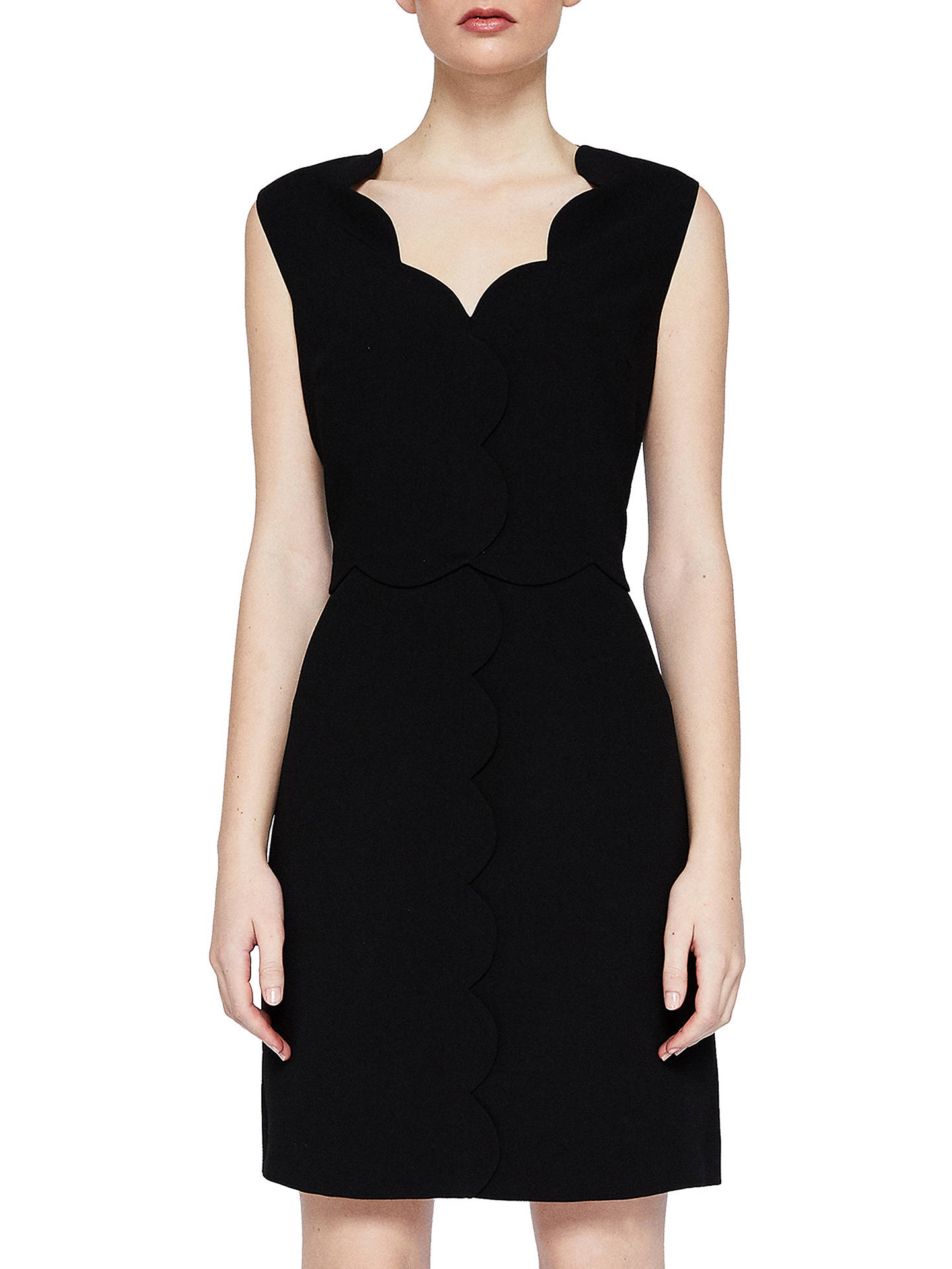 Ted Baker Rubeyed Scallop Edge Shift Dress at John Lewis & Partners