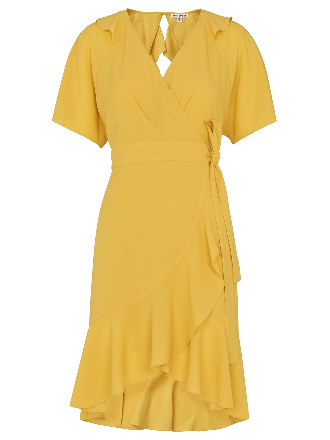 whistles abigail frill wrap dress