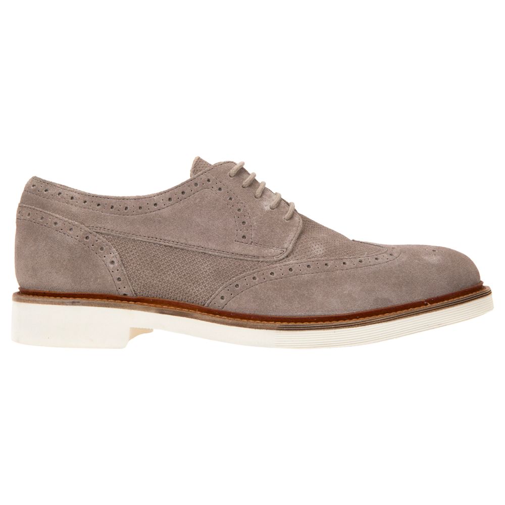 Geox Damocle Suede Brogues, Natural, Natural, 11