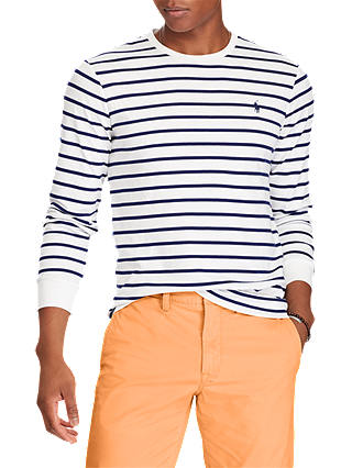 Polo Ralph Lauren Pima Long Sleeve Stripe T-Shirt