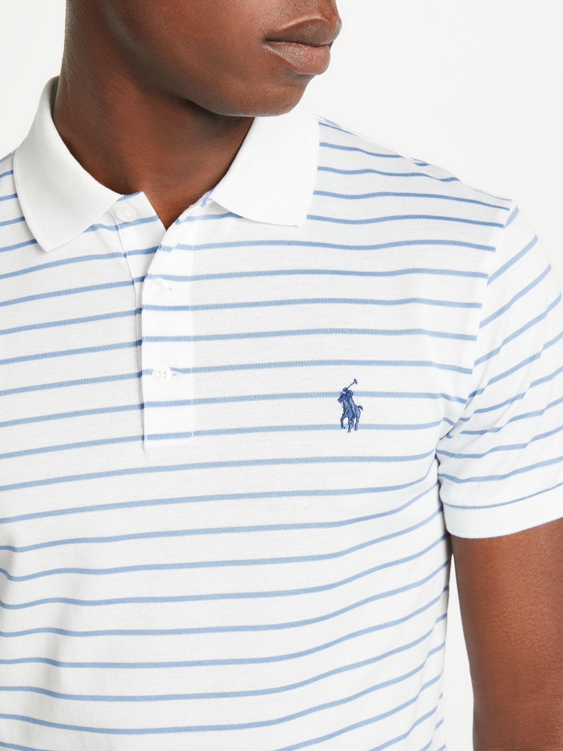 white and blue ralph lauren polo