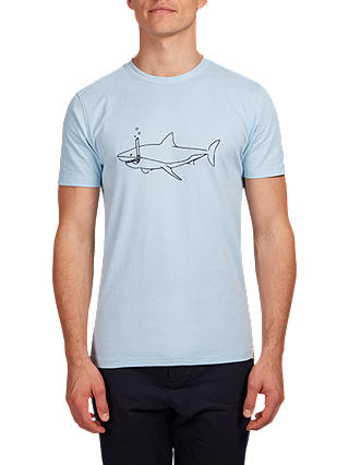 HYMN Fishtronaut Shark Graphic T-Shirt, Blue
