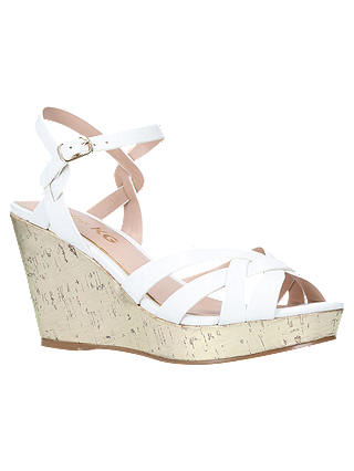 Miss KG Parisian Wedge Heel Sandals, White