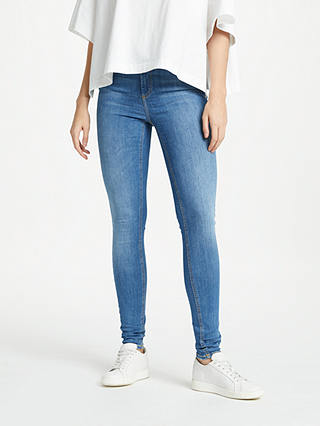 Pieces Five Delly Skinny Jeans, Medium Blue