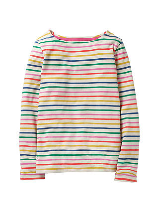 Mini Boden Girls' Breton T-Shirt, Multi