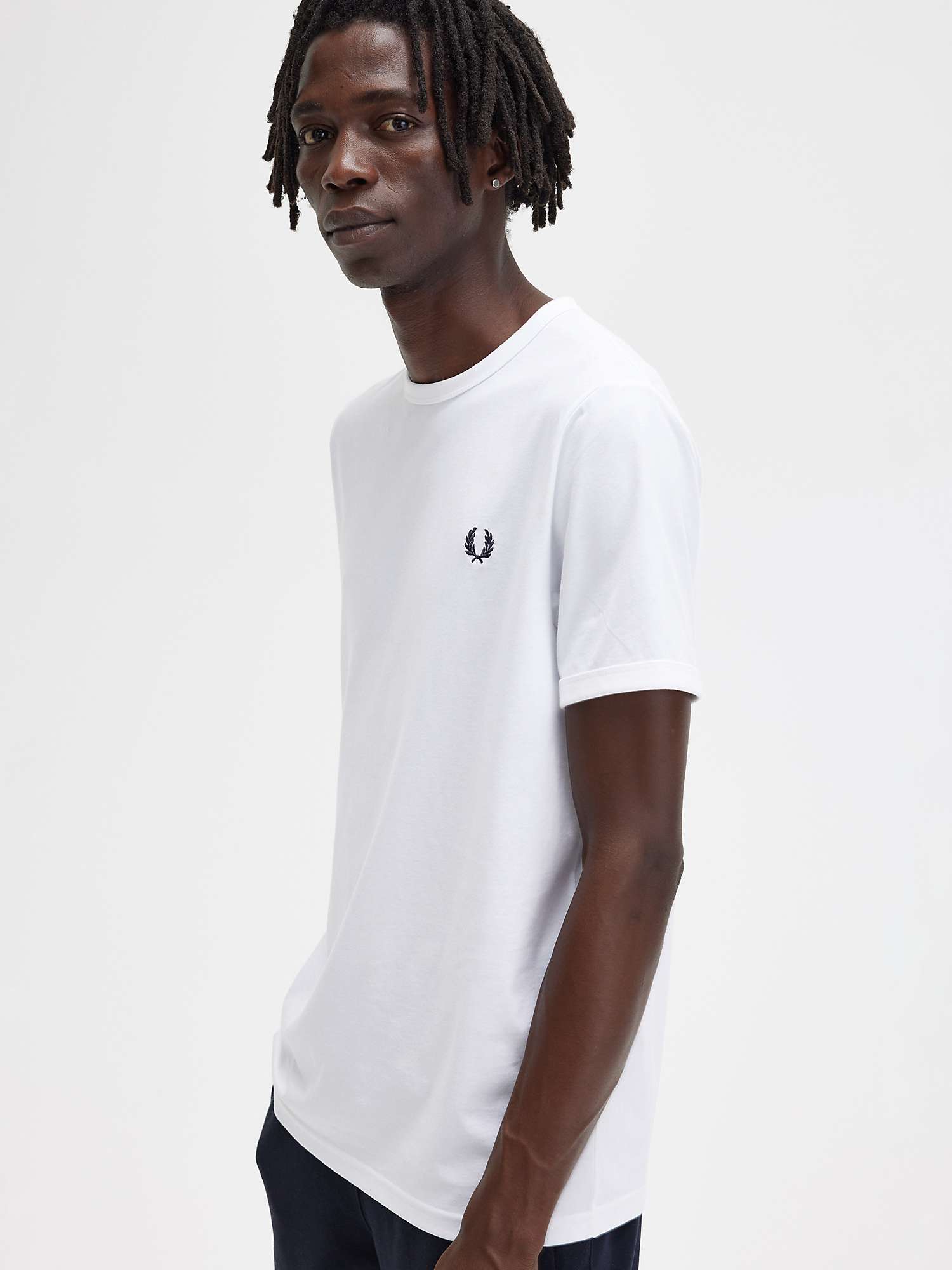 Buy Fred Perry Ringer Crew Neck T-Shirt Online at johnlewis.com
