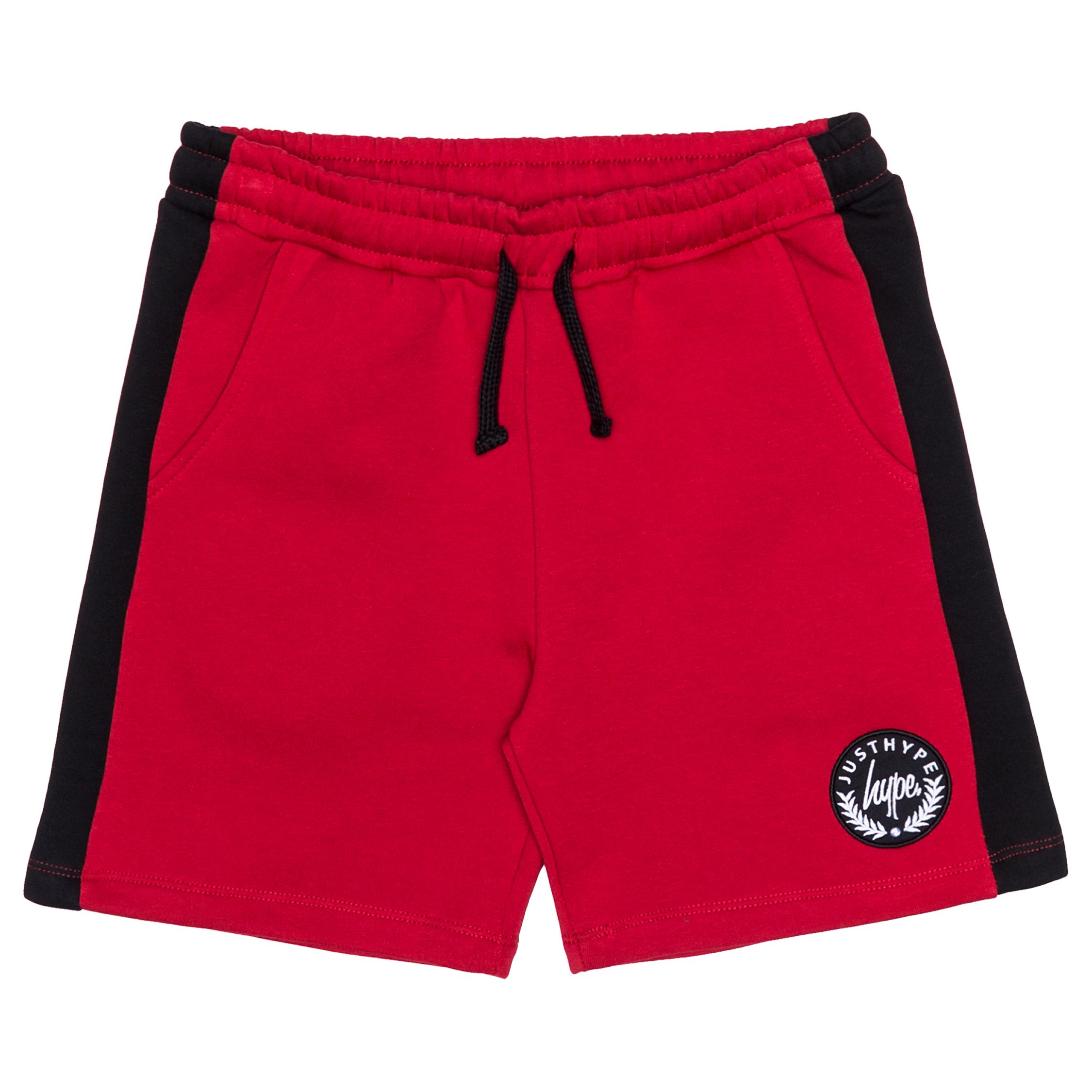 Hype Boys' Crest Logo Shorts, Red, 11-12 years