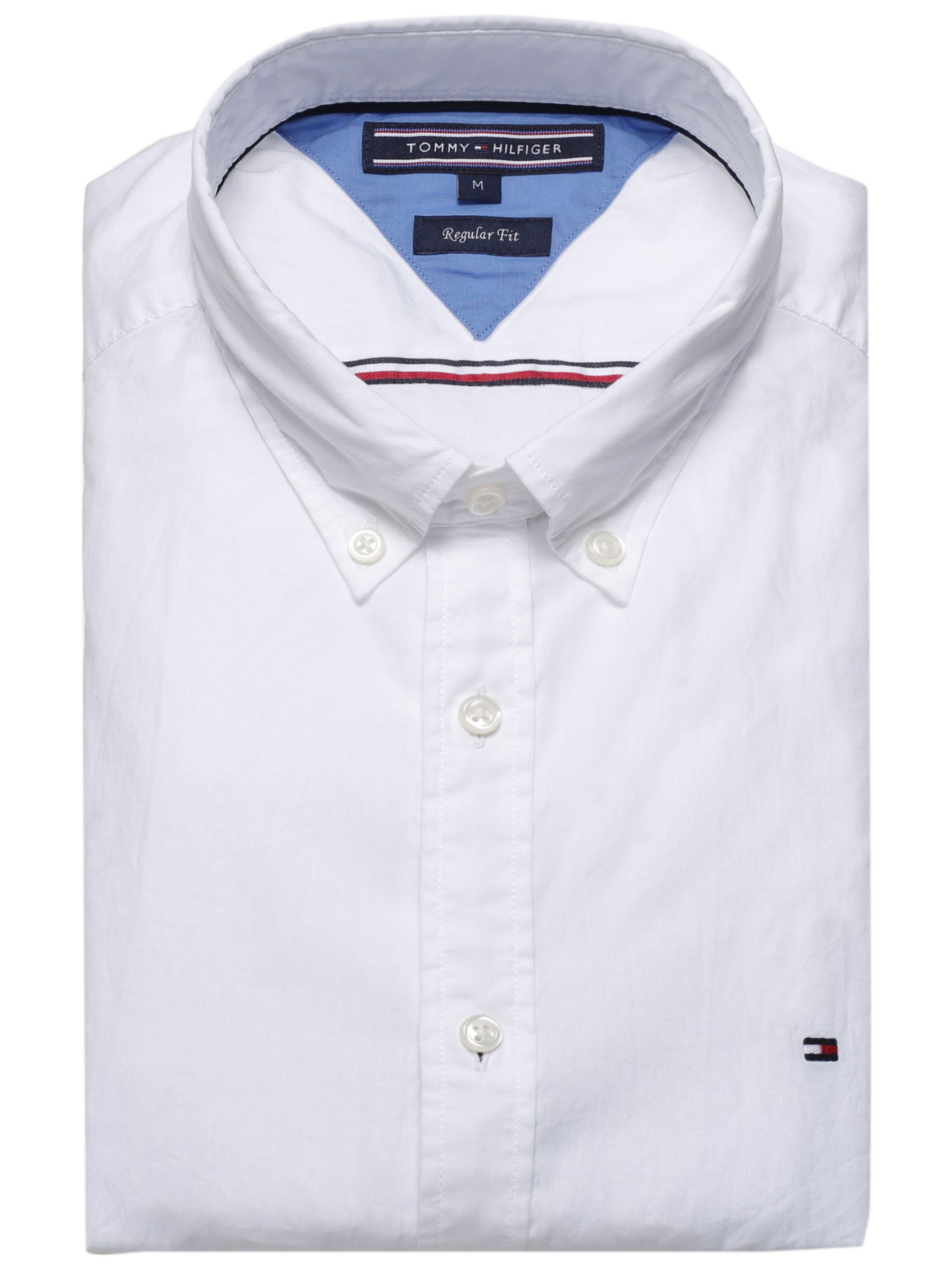 Tommy Hilfiger Lightweight Cotton Poplin Shirt, Bright White