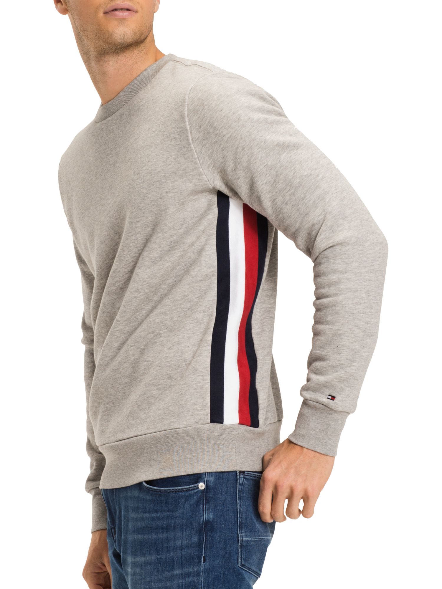 tommy hilfiger stripe logo hoodie