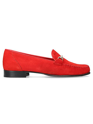 Carvela Mariner Loafers | Red at John Lewis & Partners