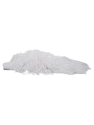 UGG Fluff Clog Mule Sheepskin Slippers, White