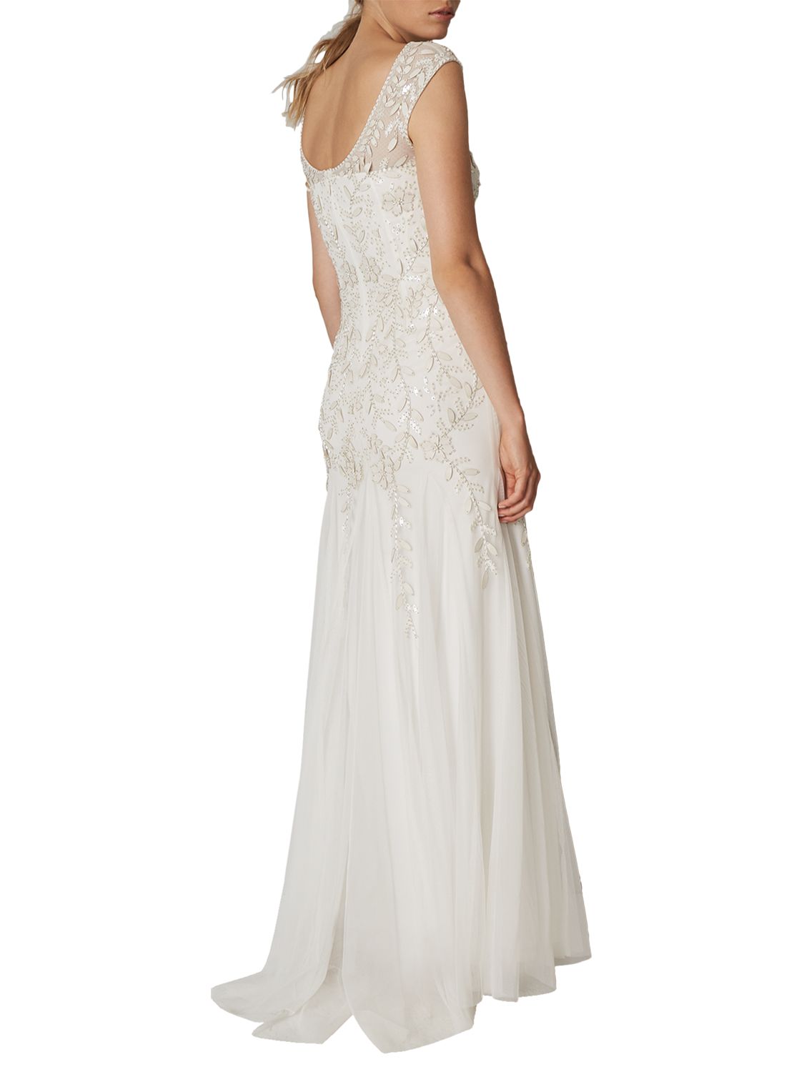 Phase Eight Bridal Sabina Embellished Wedding Dress Pearl At John Lewis And Partners 