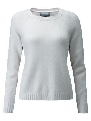 Pure Collection Cashmere Lofty Jumper, Iced Grey