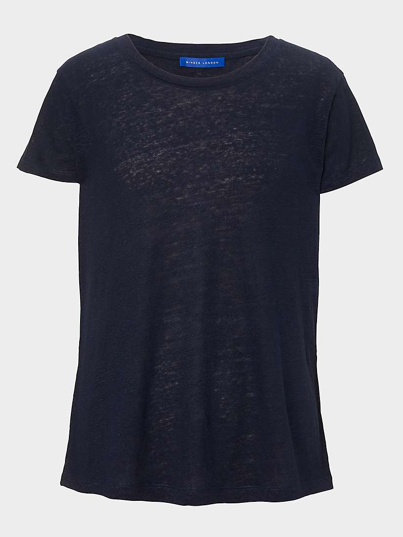Buy Winser London Pure Linen T-Shirt Top Online at johnlewis.com