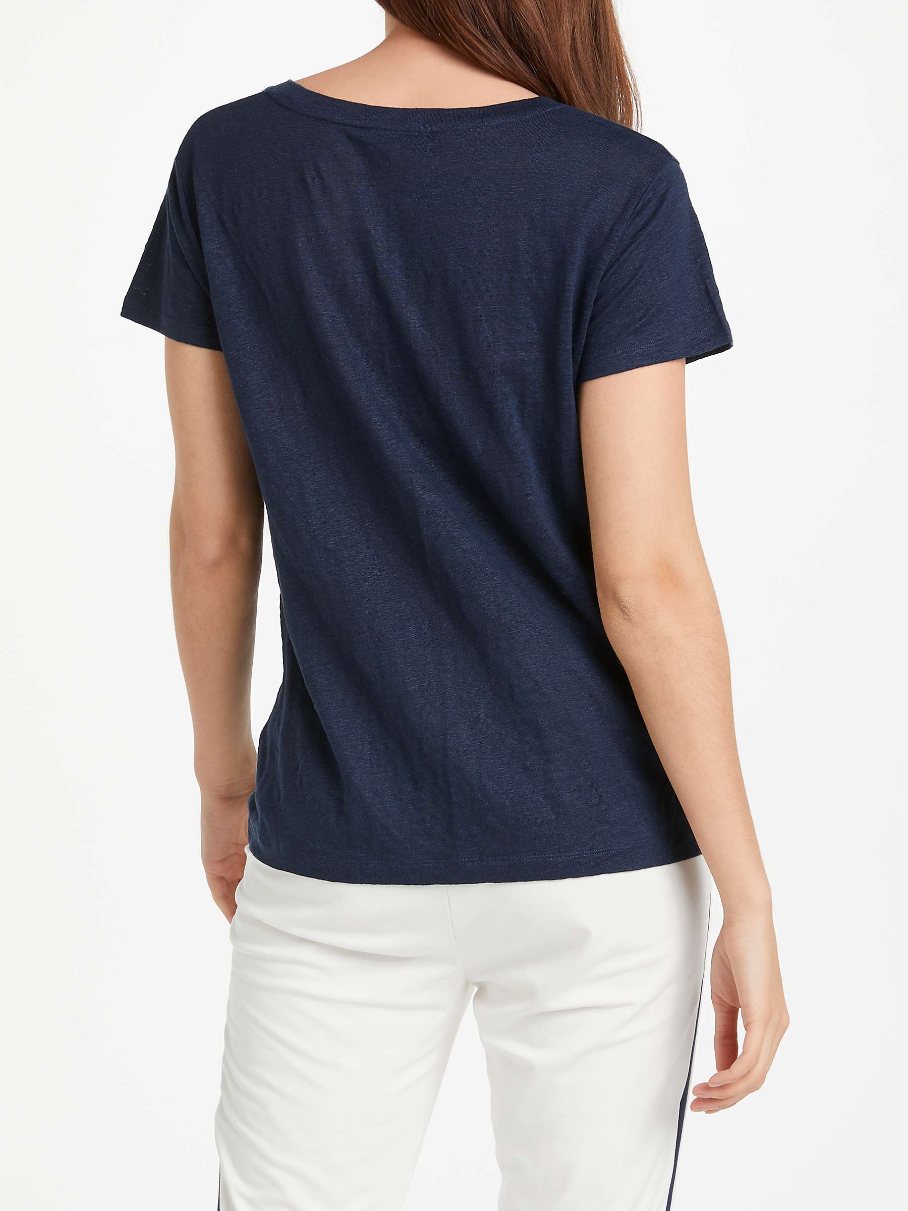 Buy Winser London Pure Linen T-Shirt Top Online at johnlewis.com