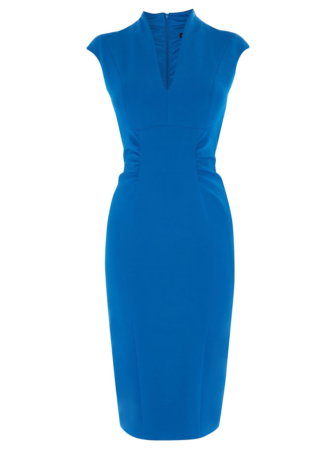 Karen Millen Bodycon Pencil Dress | Blue at John Lewis