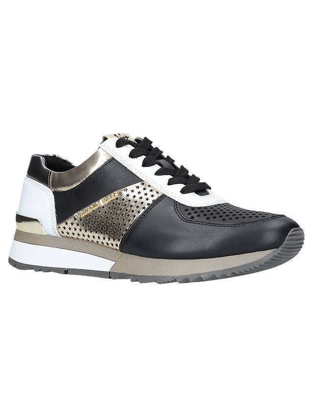 MICHAEL Michael Kors Allie Leather Trainers at John Lewis & Partners