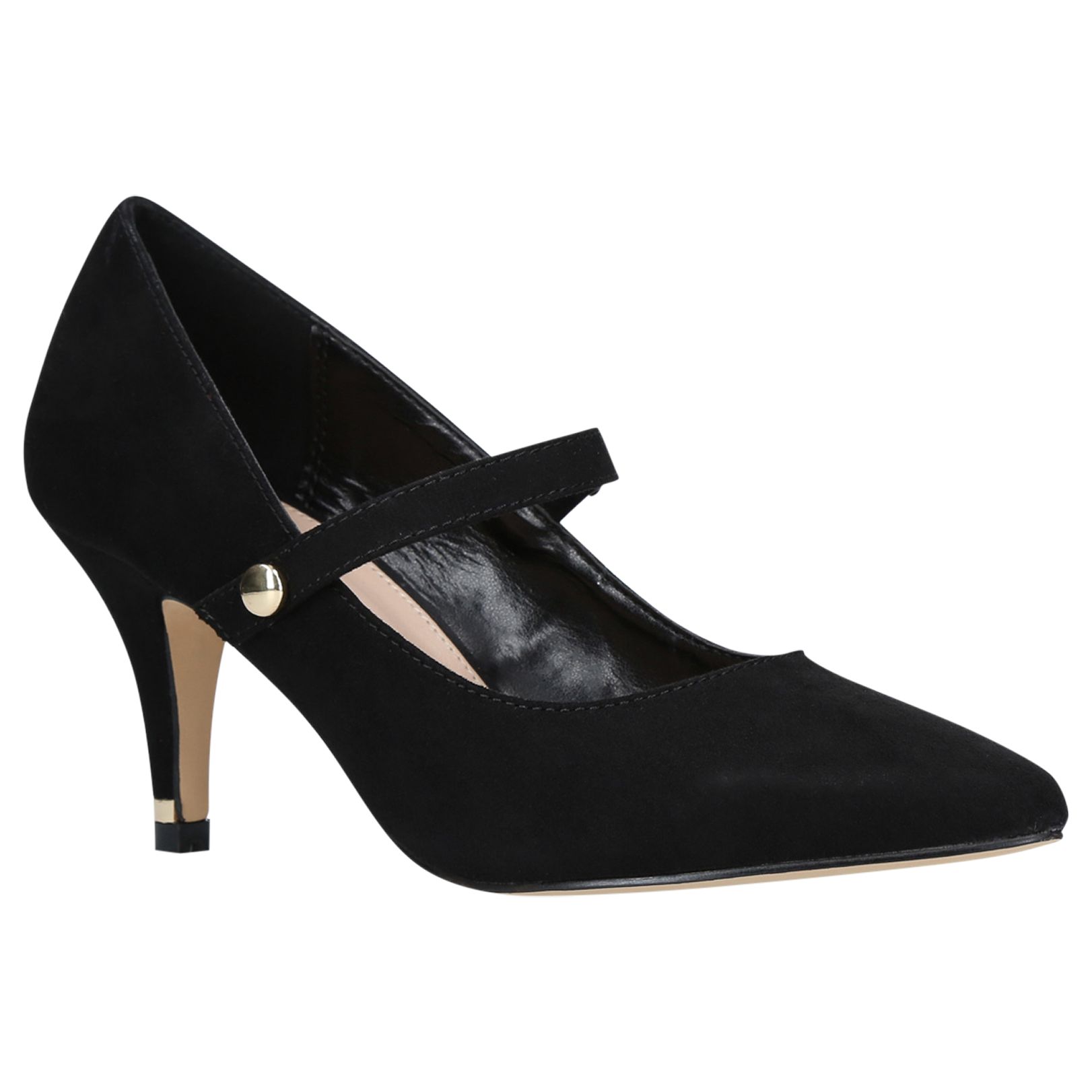 Carvela Kream Court Shoes, Black, 3