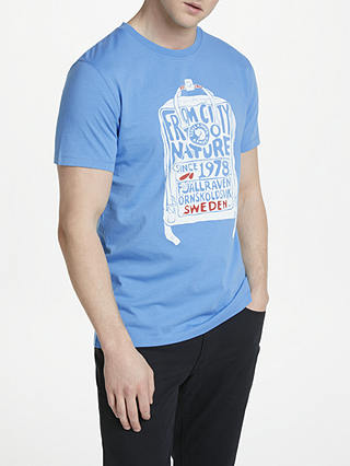Fjällräven Kanken Printed T-Shirt, Azure Blue