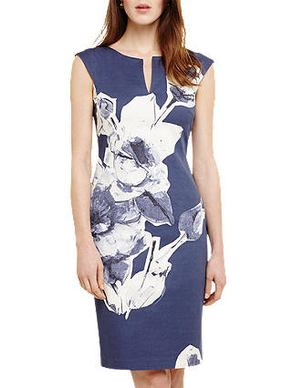 Phase Eight Kember Floral Dress, Blue/Multi