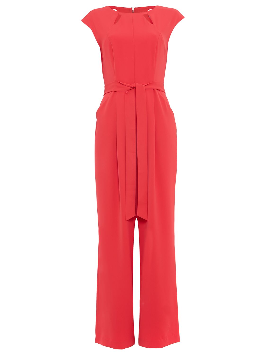 Phase Eight Polly Cut Out Jumpsuit, Hot Pink