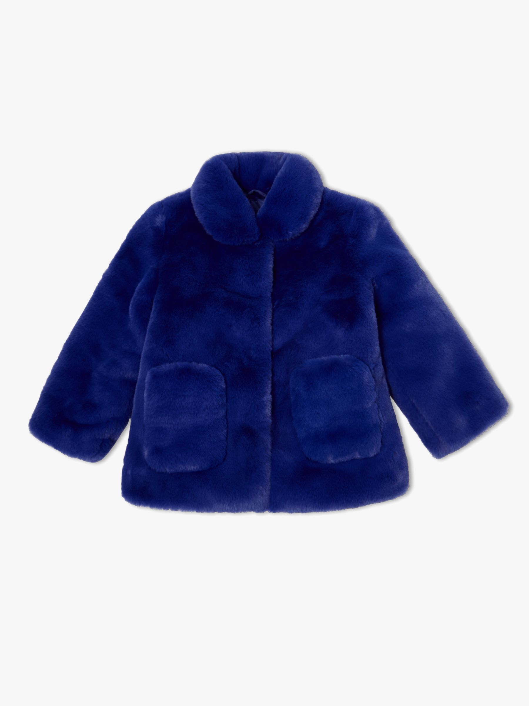 blue girls coat