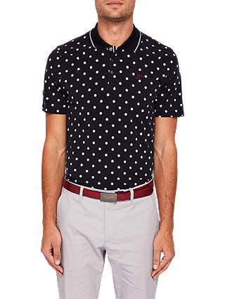 Ted Baker Golf Gulf Printed Short Sleeve Polo Shirt
