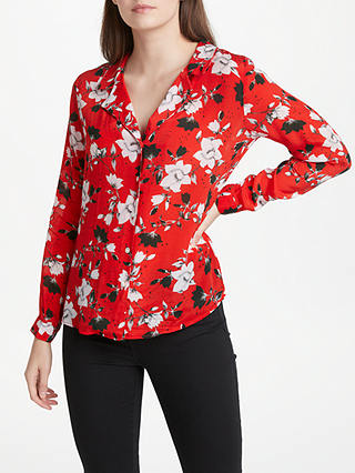 Lily and Lionel Magnolia Girlfriend Shirt, Red