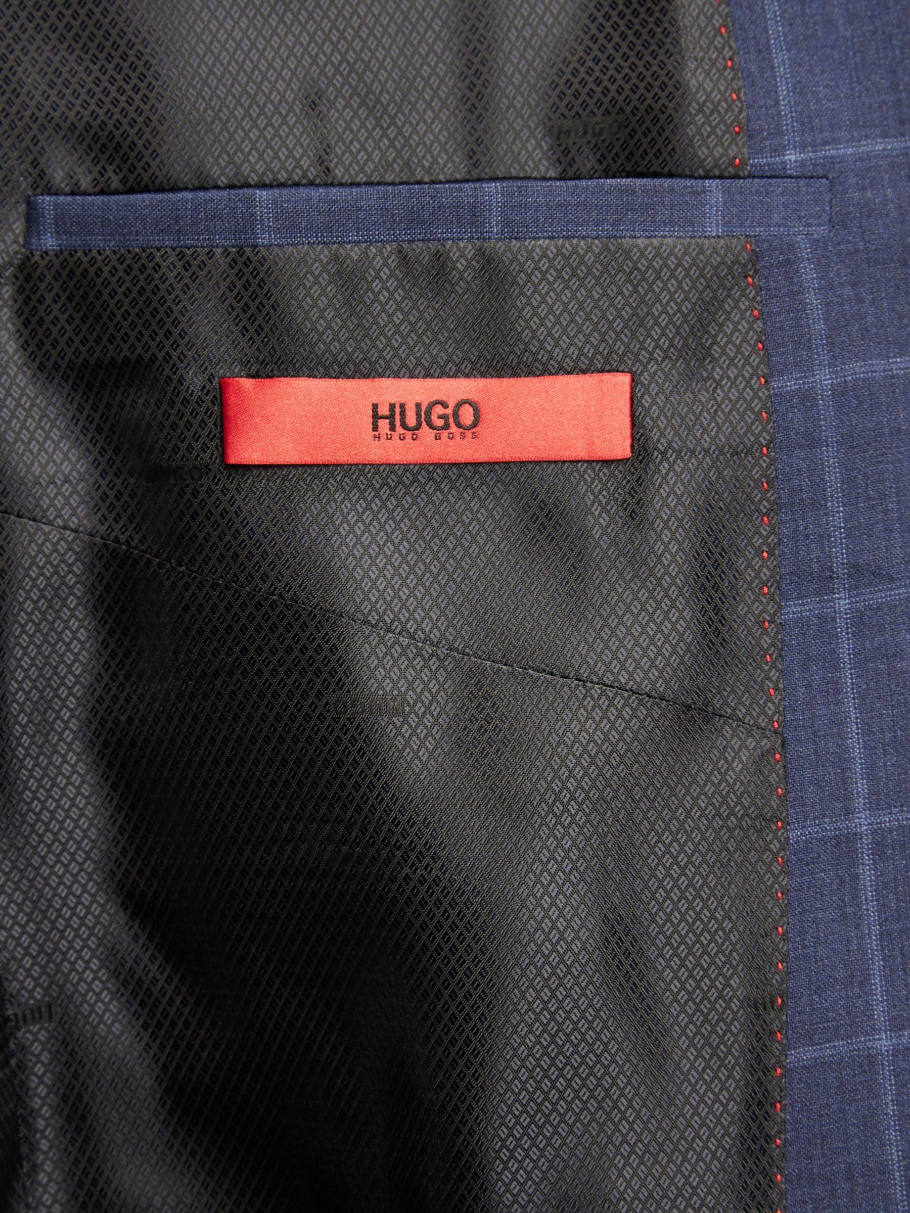 HUGO by Hugo Boss Henry Windowpane Check Virgin Wool Slim Fit Suit ...