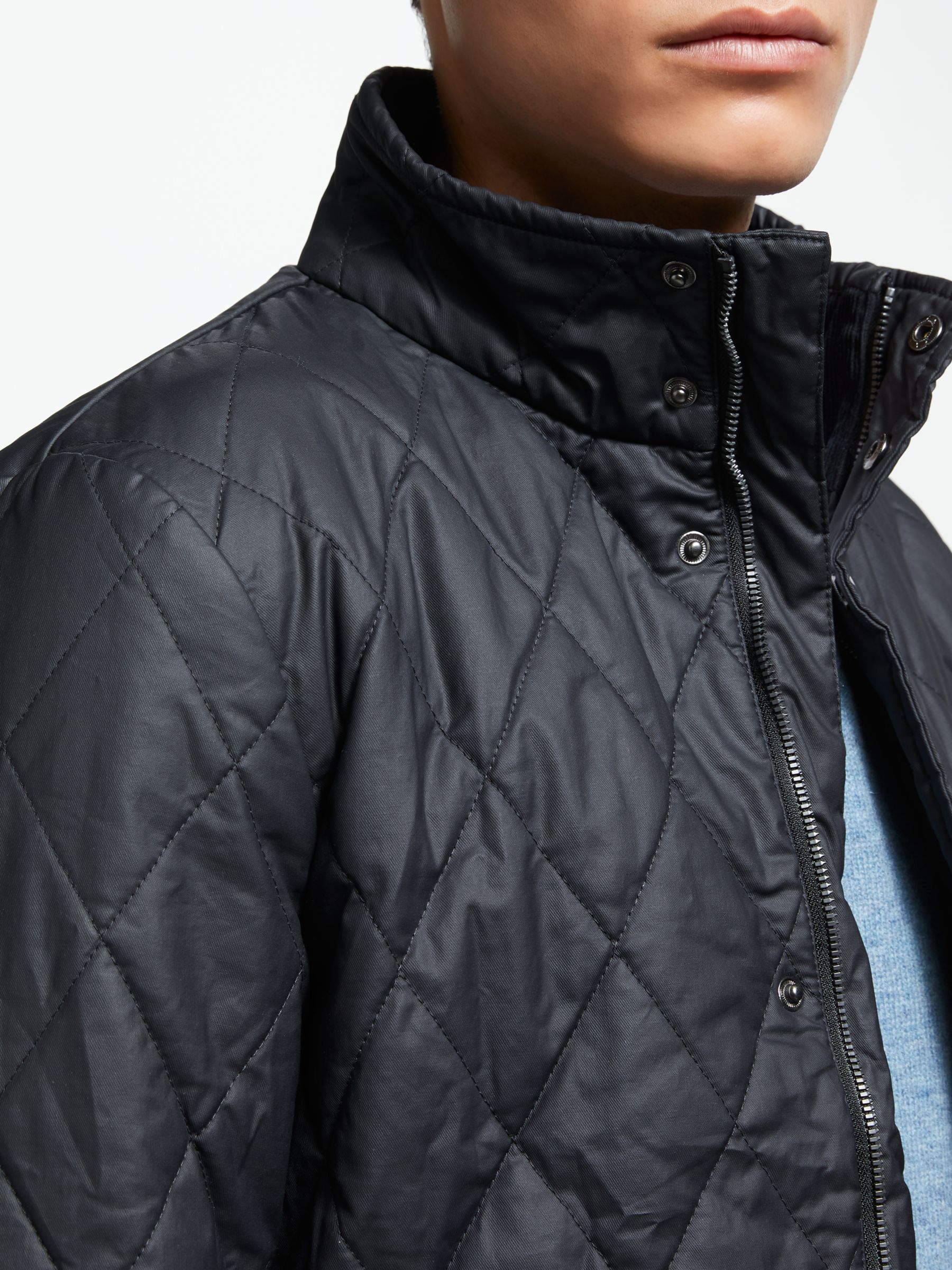 quilted wax jacket