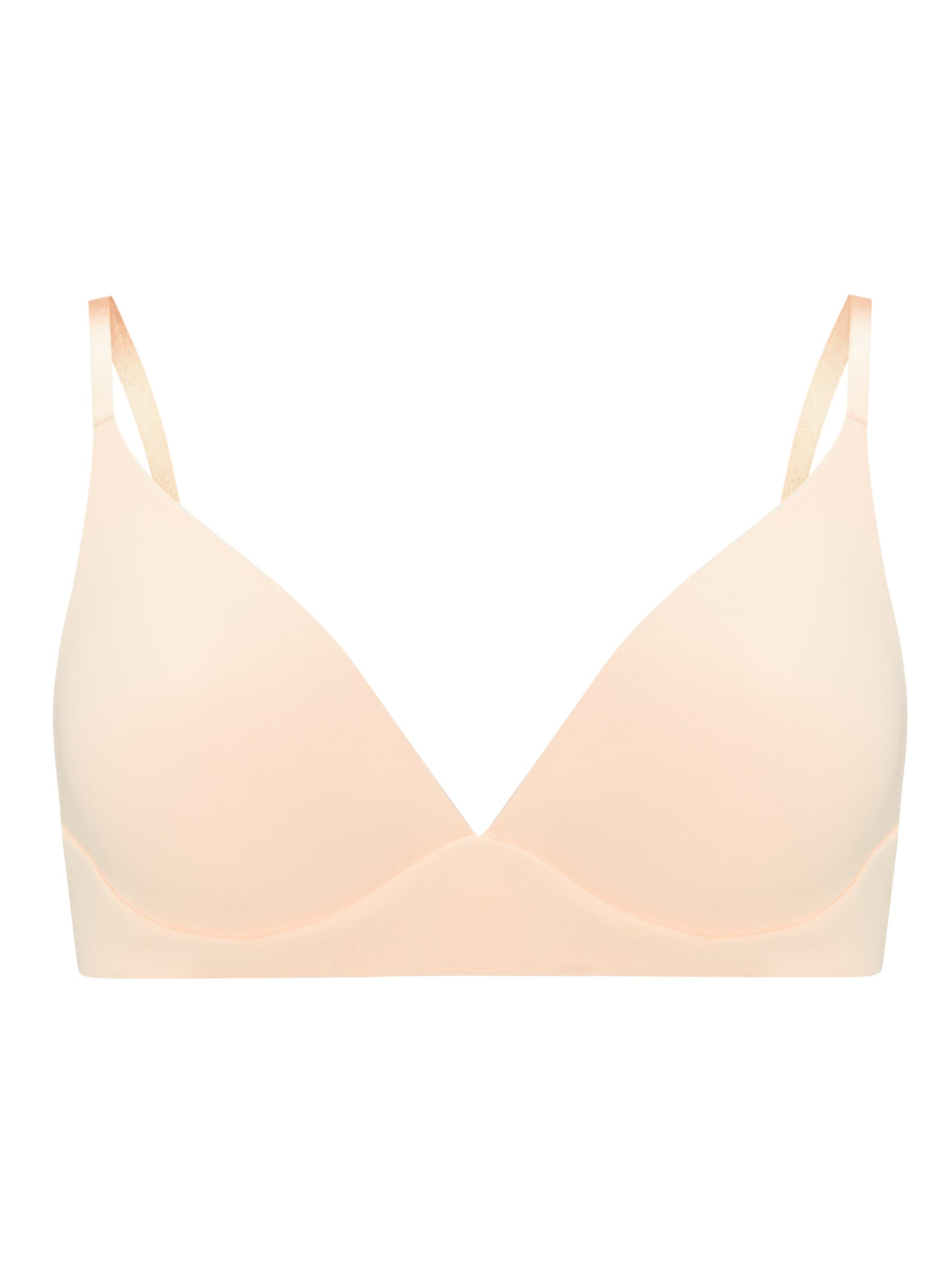 John Lewis ANYDAY Willow Non-Wired Bra, Almond at John Lewis & Partners