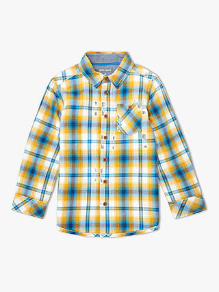 John Lewis & Partners Boys' Ombre Check Shirt