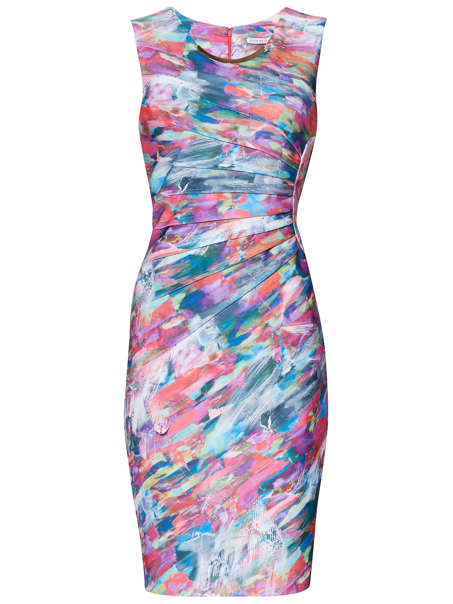 Buy Gina Bacconi Asha Print Dress, Multi Online at johnlewis.com