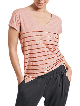 hush Striped T-Shirt, Blush