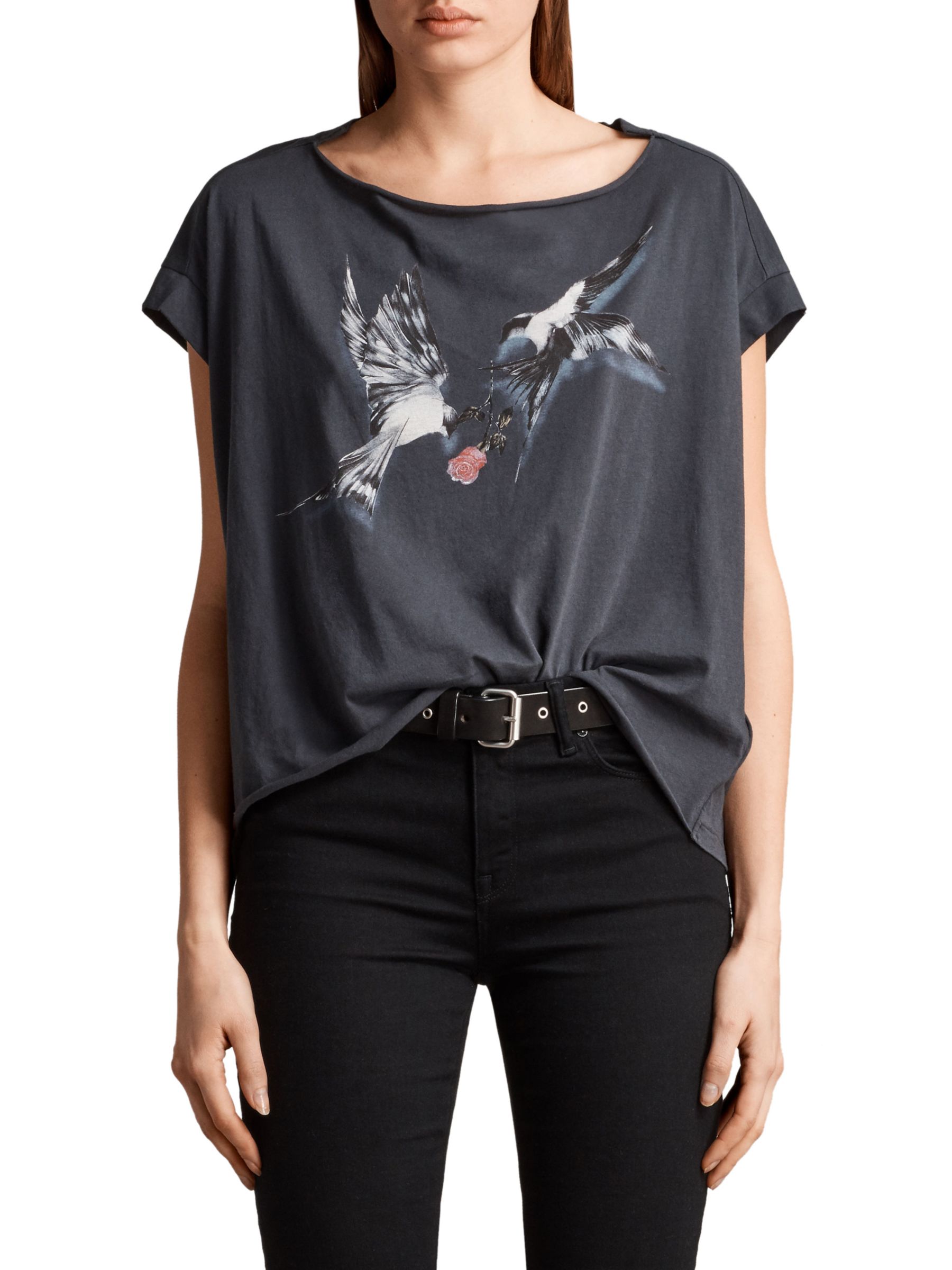 all saints t shirts women's