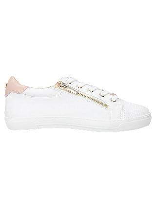 Carvela Jagged Lace Up Trainers, White