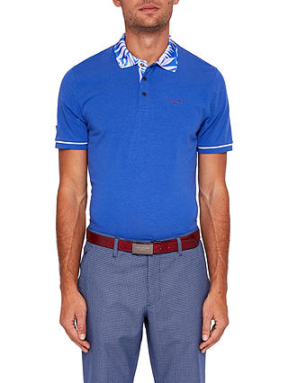 Ted Baker Golf Chip Printed Collar Polo Shirt