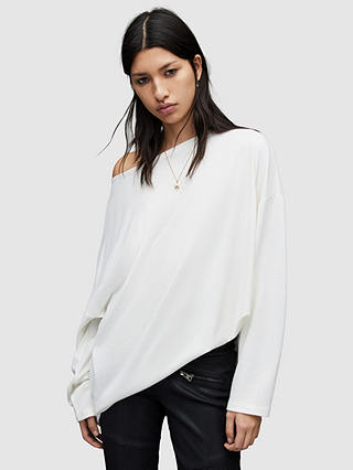 AllSaints Rita T-Shirt, Chalk White