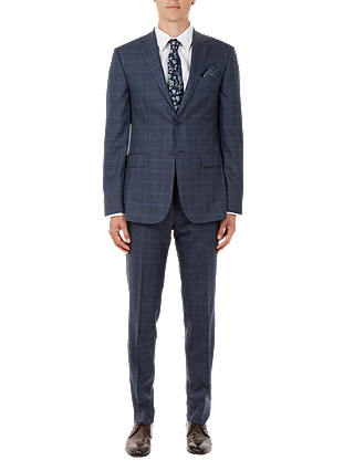 Ted Baker Comforj Check Tailored Suit Jacket, Blue