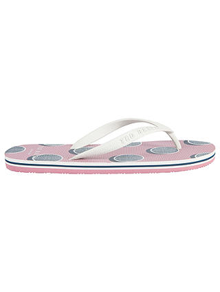Ted Baker Flyxx Toe Post Sandals, White/Pink