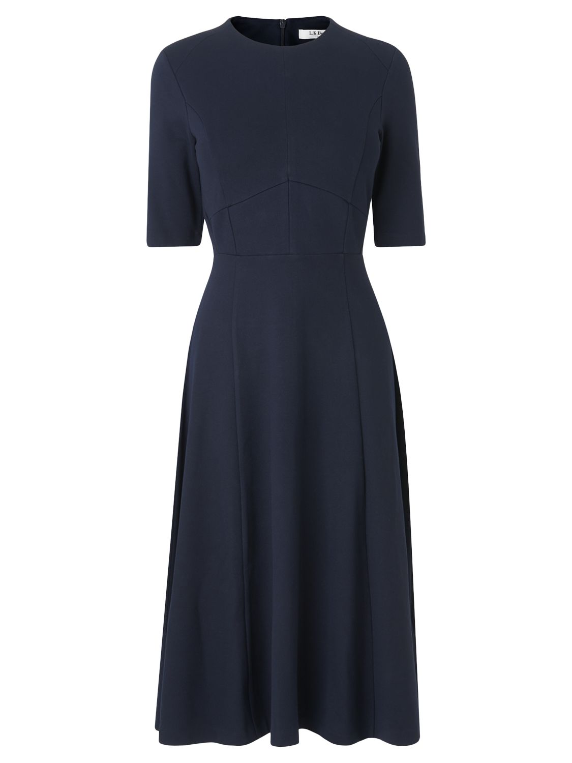 L.K.Bennett Beth Seam Detail Dress, Sloane Blue